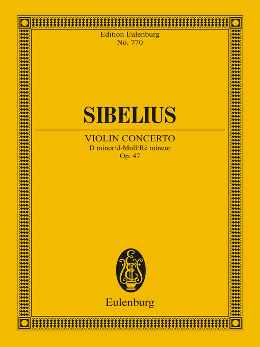 Title details for Violin Concerto D minor by Jean Sibelius - Wait list